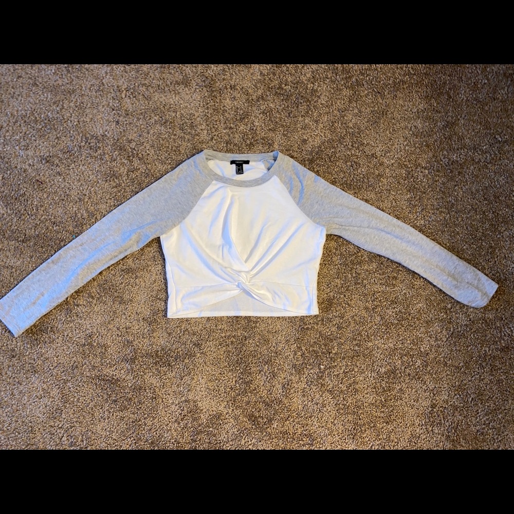 Forever 21 Long Sleeve Crop Top